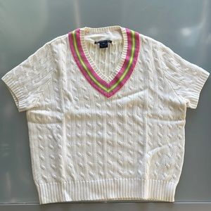 Ralph Lauren Sport cable-knit V-neck